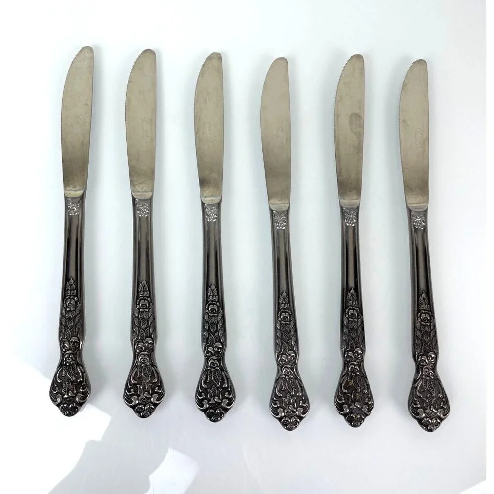 Set of 6 Versailles Stainless Steel Knives, MSI Made in Japan 8.75